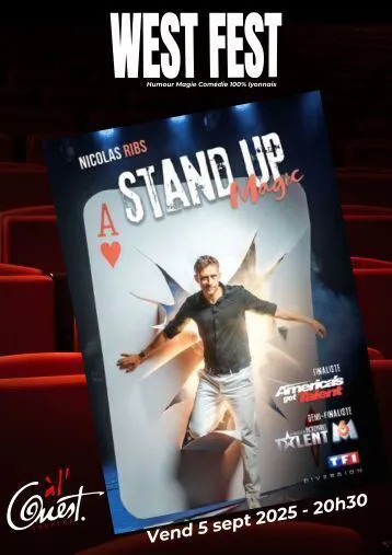 Affiche de Nicolas Ribs dans Stand up Magic | West Fest