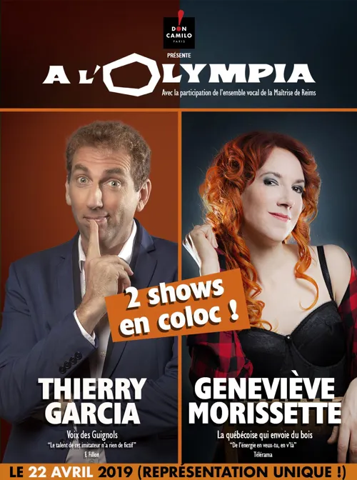 Affiche de Geneviève Morissette & Thierry Garcia