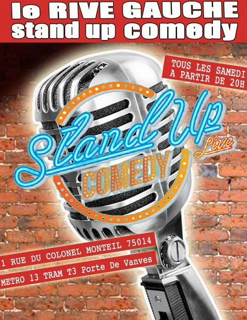 Affiche de Rive Gauche Stand up Club