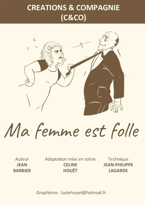 Affiche de Ma femme est folle