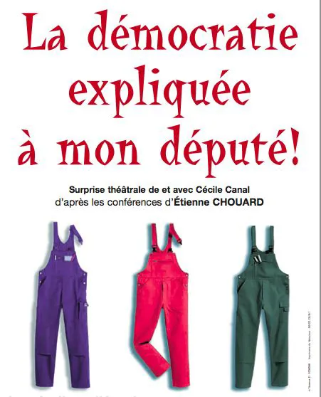 Affiche de La démocratie expliquée à mon député !