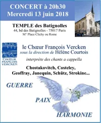 Concert du Choeur Vercken - 