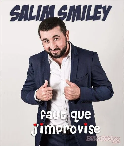 Affiche de Salim Smiley dans Faut que j'improvise