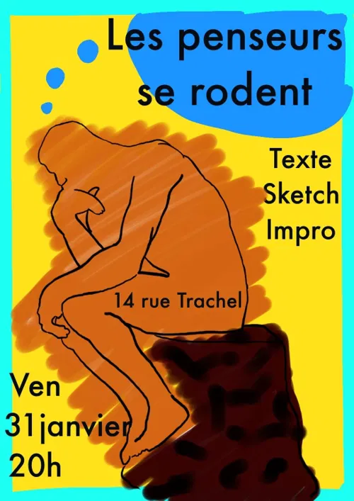 Affiche de Les penseurs se rôdent