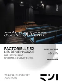 Scène ouverte du Factorielle 52 - 