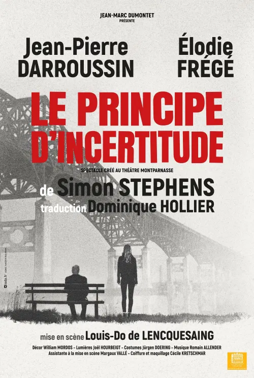Affiche de Le principe d'incertitude | avec Jean-Pierre Daroussin et Elodie Frégé