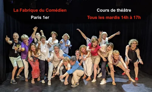 Affiche de Cours théâtre adultes après-midi à Paris, saison 2026-2027