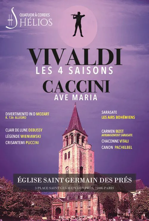 Affiche de Les 4 Saisons de Vivaldi, Ave Maria et Célèbres Concertos