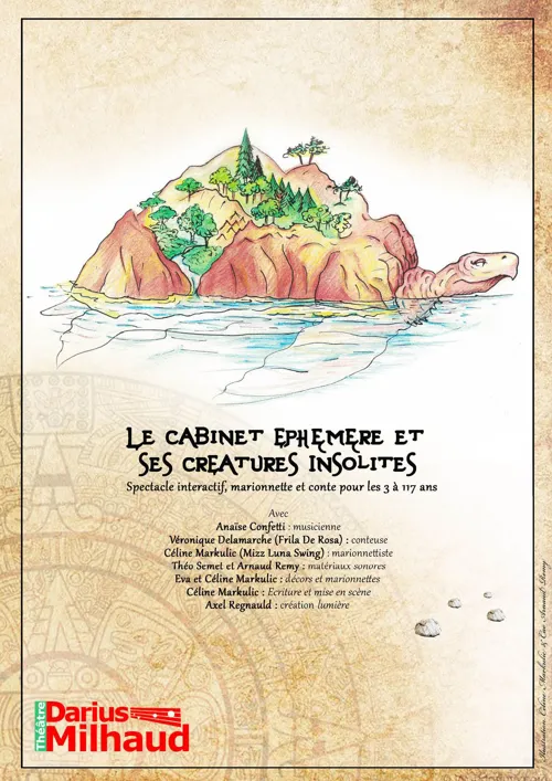 Affiche de Le cabinet éphémère et ses créatures insolites