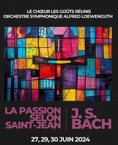 Affiche de La Passion selon Saint-Jean de Jean-Sebastien Bach