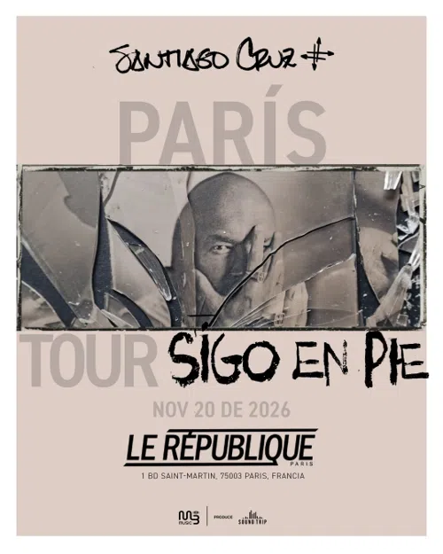 Affiche de Santiago Cruz : Sigo en Pie Tour