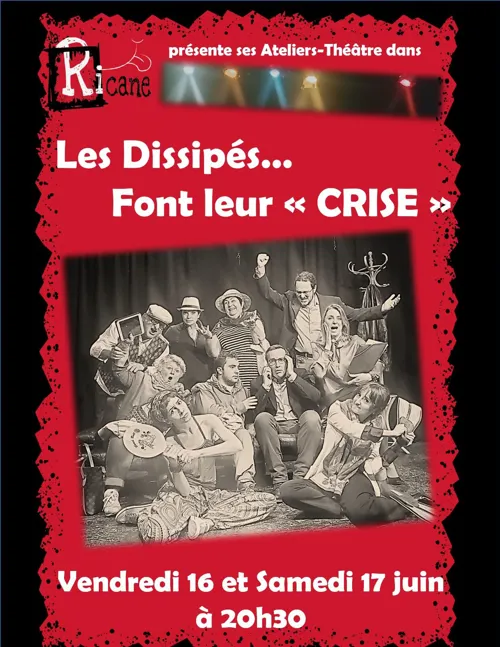 Affiche de Les dissipés... Font leur crise