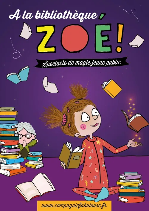 Affiche de A la bibliothèque zoé