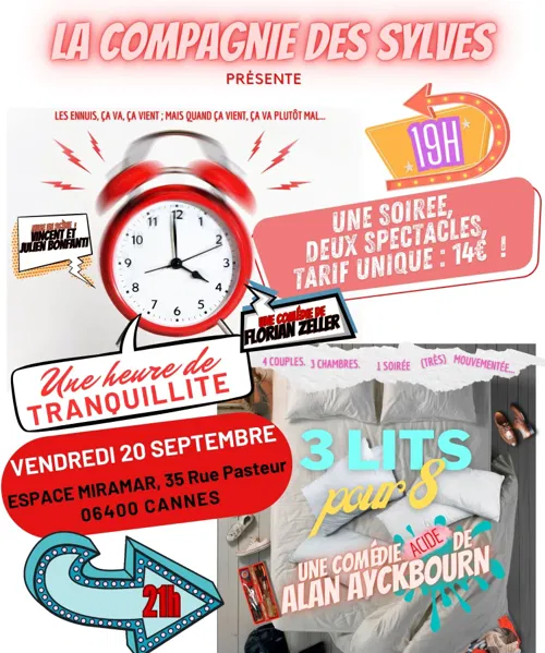 Affiche de Une heure de tranquillité et 3 lits pour 8