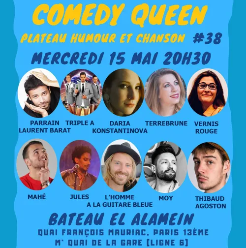 Affiche de Comedy Queen | 38ème plateau d'artistes