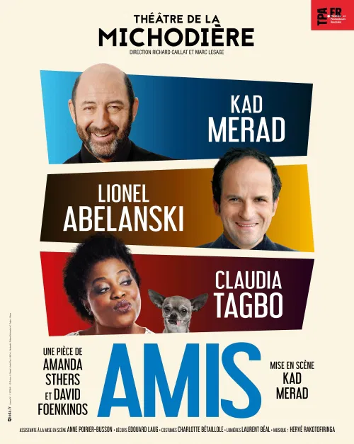 Affiche de Amis | avec Kad Merad, Claudia Tagbo, Lionel Abelanski