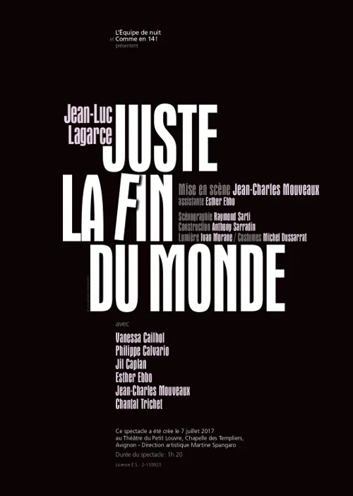 Affiche de Juste la fin du monde