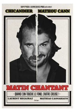 Affiche de Chicandier et Mathou dans Matin Chantant