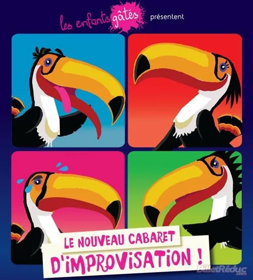 Affiche de Les Enfants Gâtés - Le cabaret d'impro théâtrale 100% déjanté