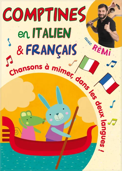 Affiche de Rémi : Comptines en italien et en français