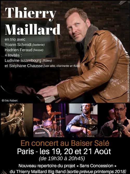 Affiche de Thierry Maillard Trio - New Project