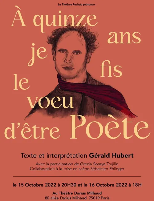 Affiche de À quinze ans je fis le voeu d'être Poète