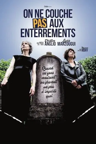 Affiche de On ne couche pas aux enterrements