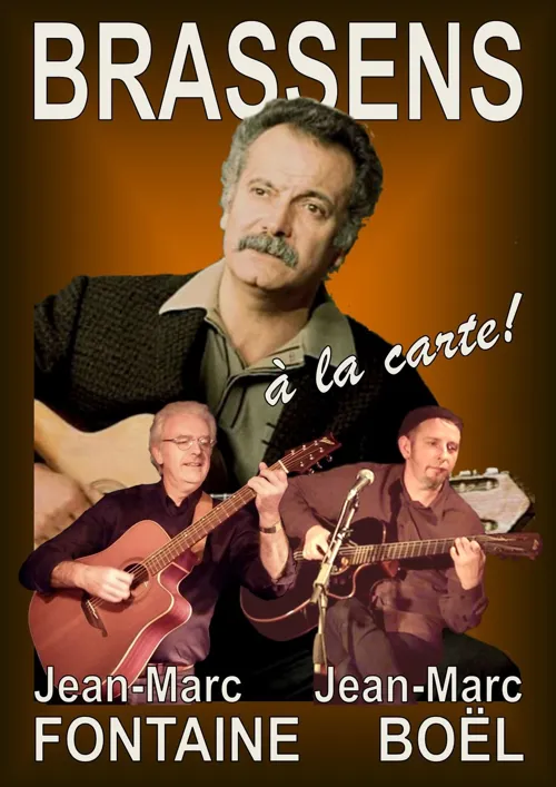 Affiche de Brassens à la Carte