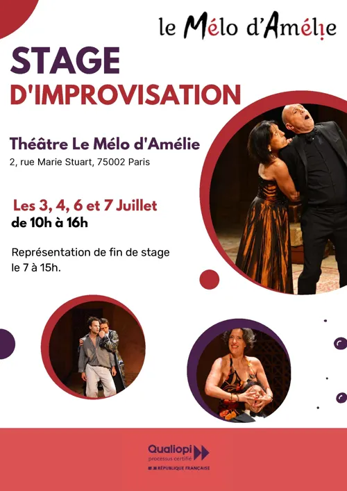 Affiche de Stage d'improvisation