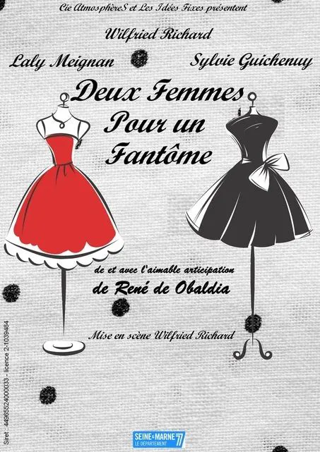 Affiche de Deux femmes pour un fantôme | de René de Obaldia