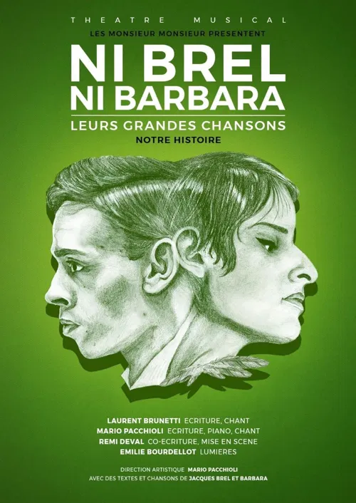 Affiche de Ni Brel Ni Barbara