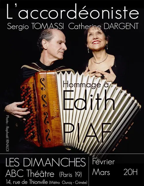Affiche de L'accordéoniste