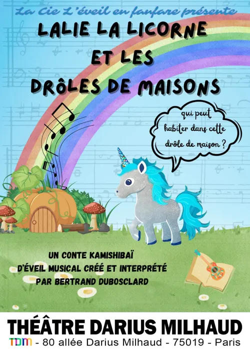 Affiche de Lalie la licorne et les drôles de maisons