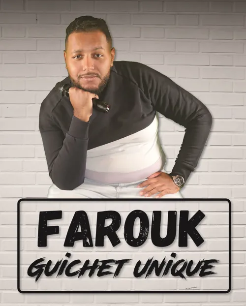 Affiche de Farouk Wahrani dans Guichet unique