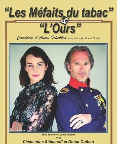 Affiche de Les méfaits du tabac, l'Ours