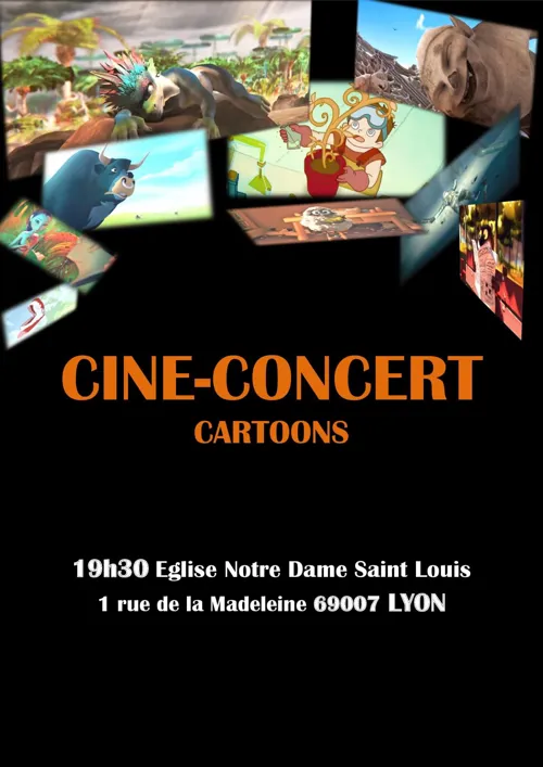 Affiche de Ciné-Concert Cartoons