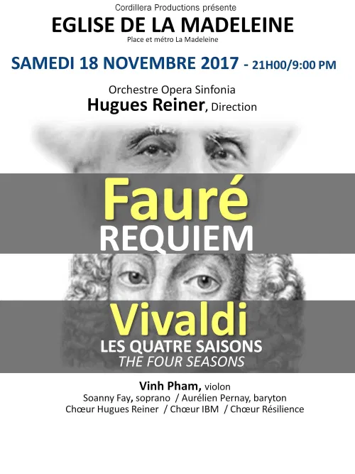 Affiche de Fauré et Ravel