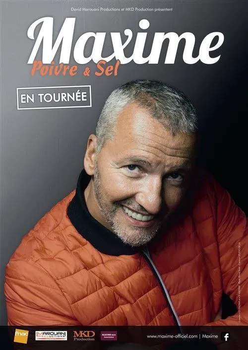 Affiche de Maxime dans Poivre et sel