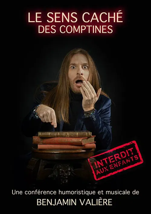 Affiche de Benjamin Valière dans Le sens caché des comptines