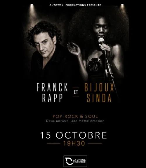 Affiche de Franck Rapp et Bijoux Sinda