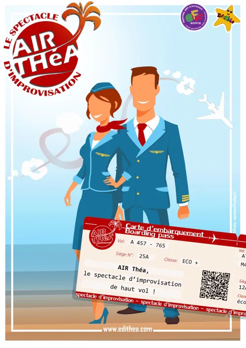 Affiche de Air Théa, le spectacle d'improvisation
