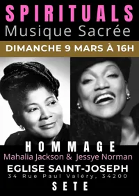 Hommage à Jessye Norman et à Mahalia Jackson : Spirituals et Musique Sacrée - 