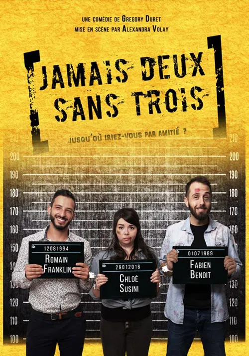 Affiche de Jamais deux sans trois