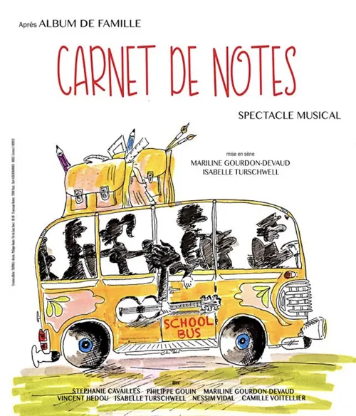 Affiche de Compagnie du Sans Souci : Carnet de notes | Festival de l'Humour de Bourg-La-Reine