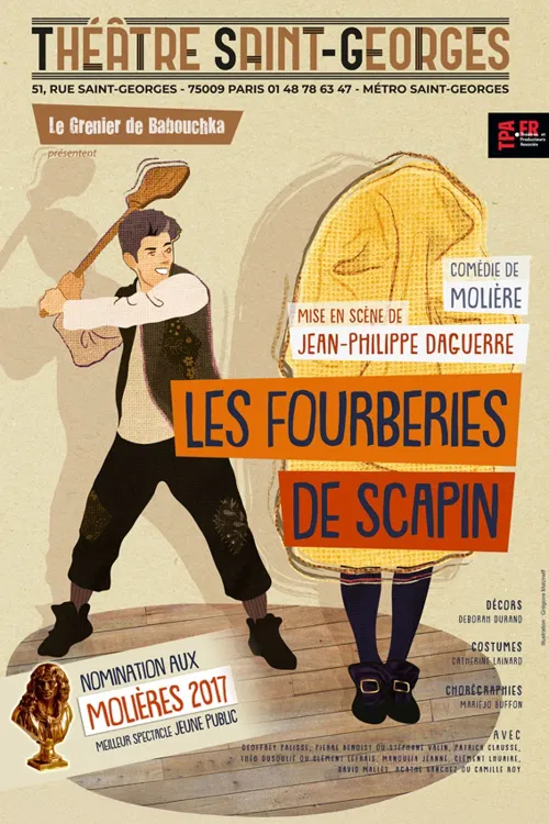 Affiche de Les Fourberies de Scapin