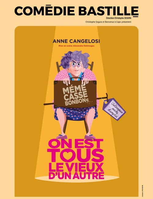 Affiche de Mémé Casse Bonbons dans On est tous le vieux d'un autre