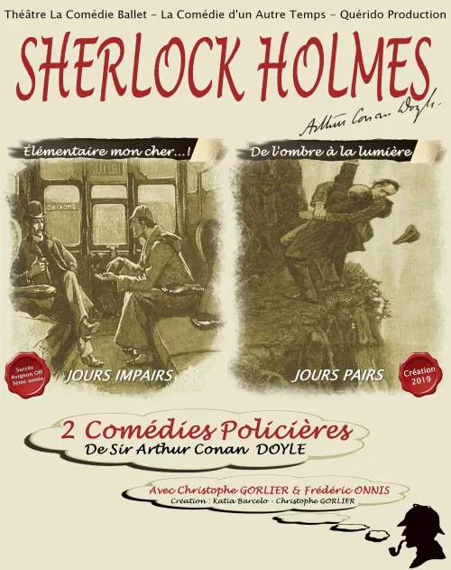 Affiche de Sherlock Holmes, De l'Ombre à la Lumière ...