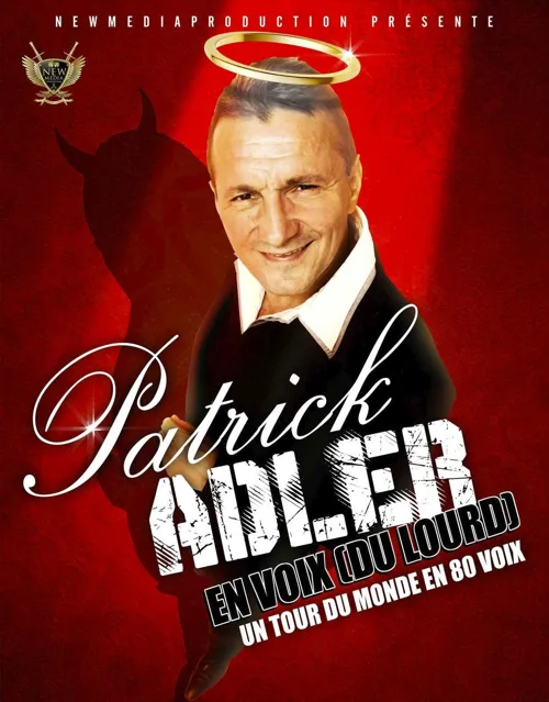Affiche de Patrick Adler dans Patric Adler en voix (du lourd) | Un tour du monde en 80 voix