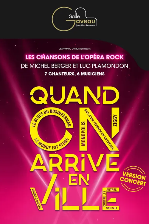 Affiche de Quand on arrive en ville