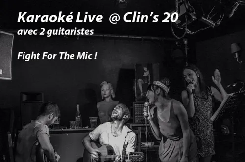 Affiche de Soirée Fight For The Mic (Karaoké Live avec 2 guitaristes)